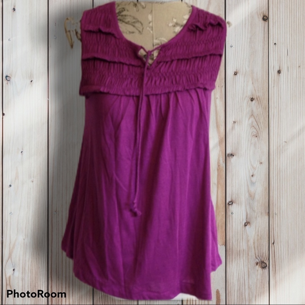 loft Purple Sleeveless Top M